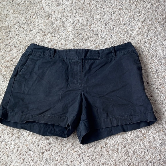 LOFT black khaki shorts size 10 - Picture 1 of 2